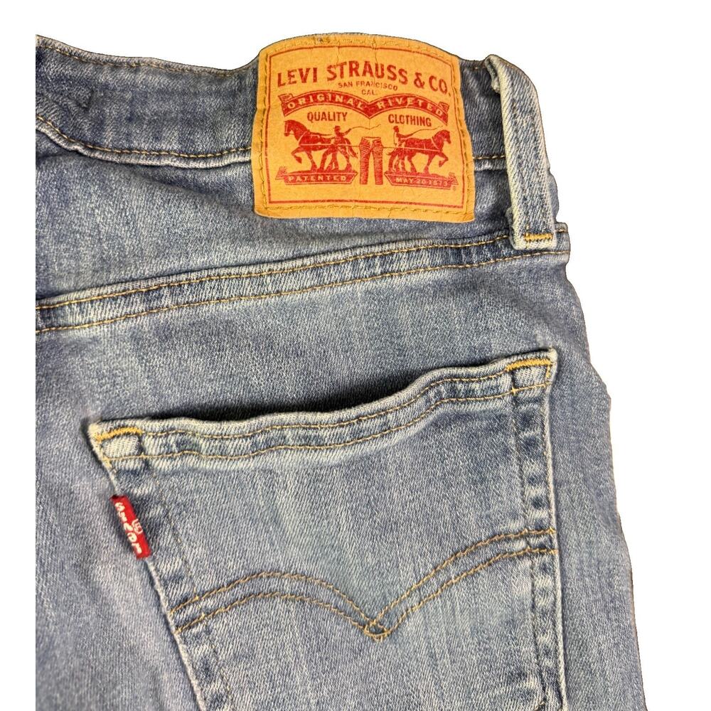 Levi’s 726 Flare Jeans W28 L32 Light Wash High Rise Stretch - Picture 5 of 13